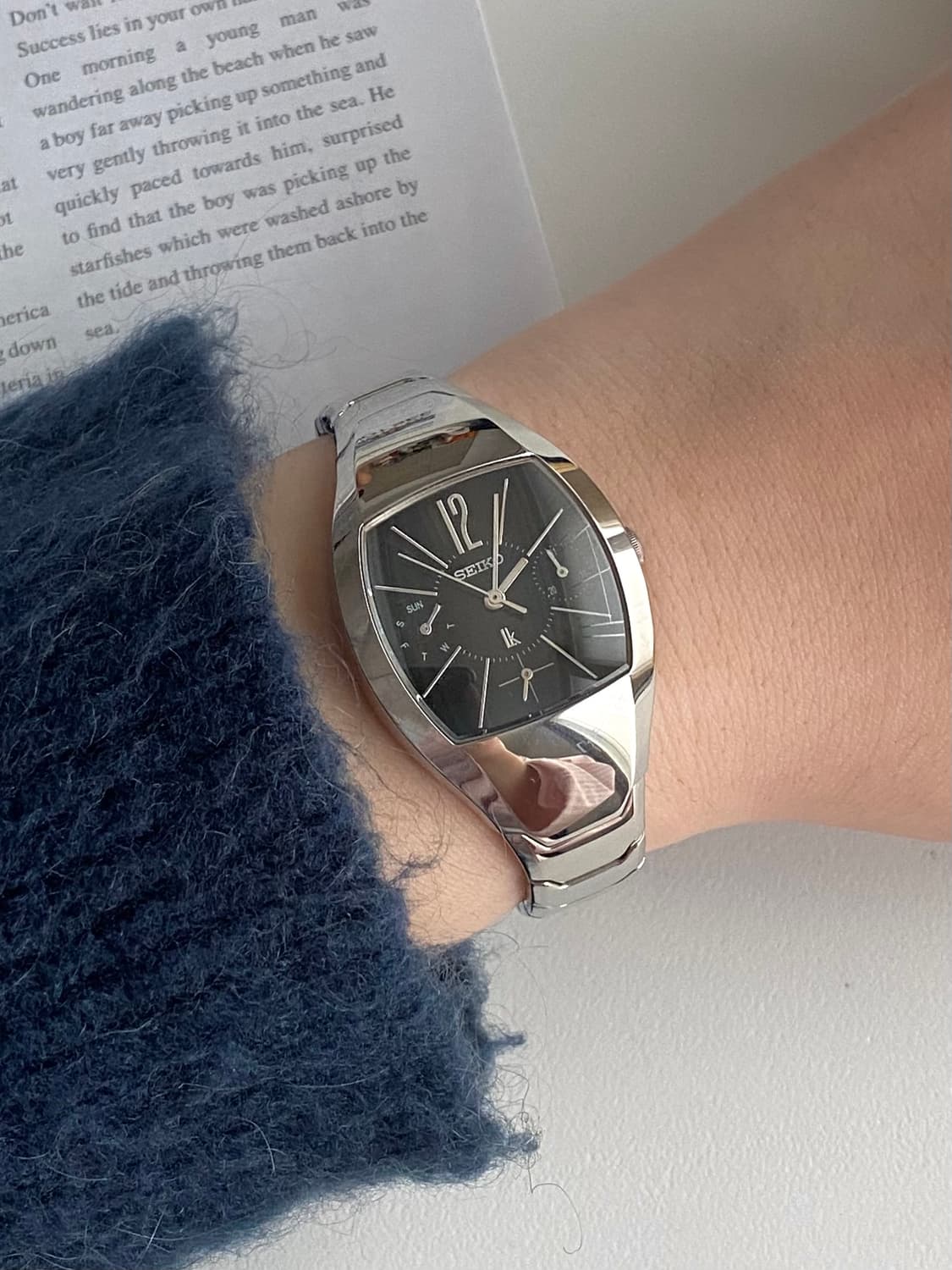 Seiko 세이코 lk 루키아 블랙 쉘 실버  상품이미지6