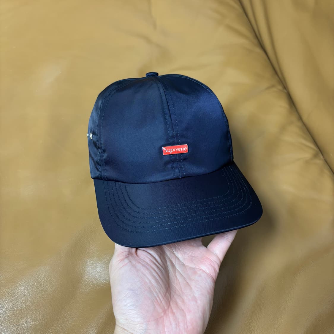 Supreme 슈프림 네이비 6패널 볼캡 모자 (Navy) 상품이미지2