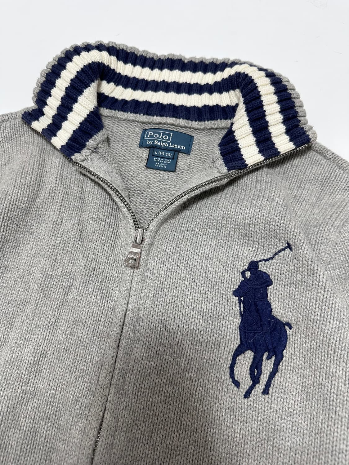 폴로 랄프로렌 빅포니 니트집업 상품이미지4