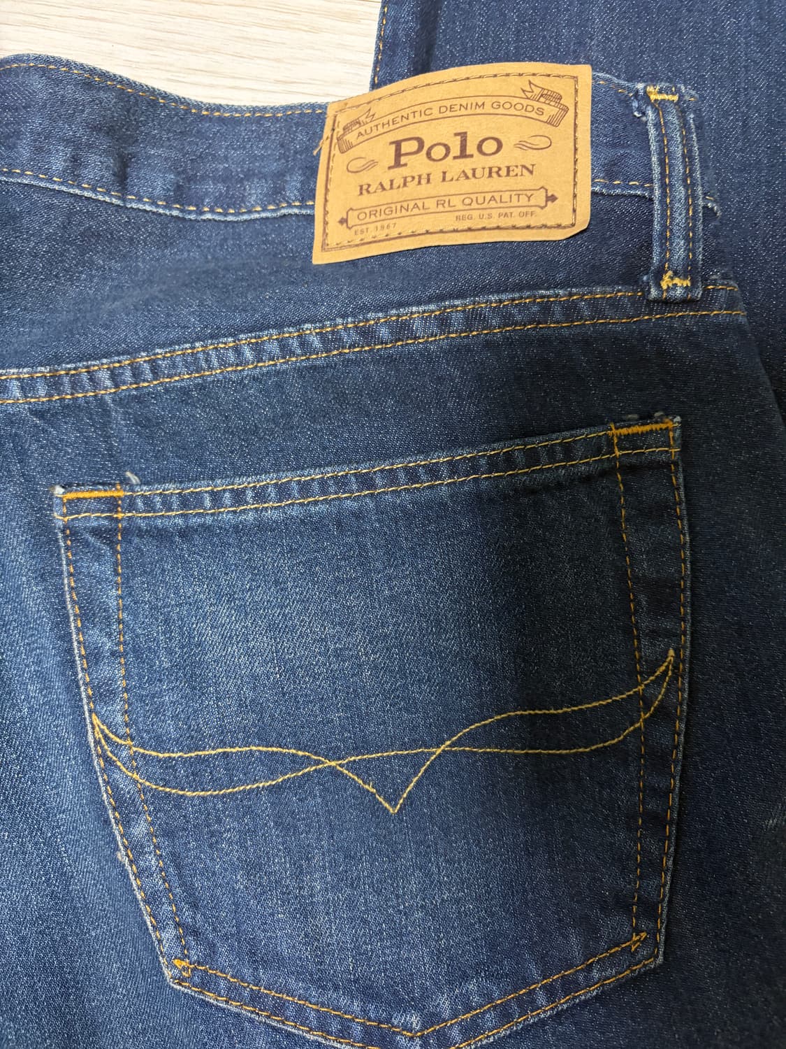 폴로 랄프로렌 클래식 핏 청바지(미착용, 33/30) 상품이미지7