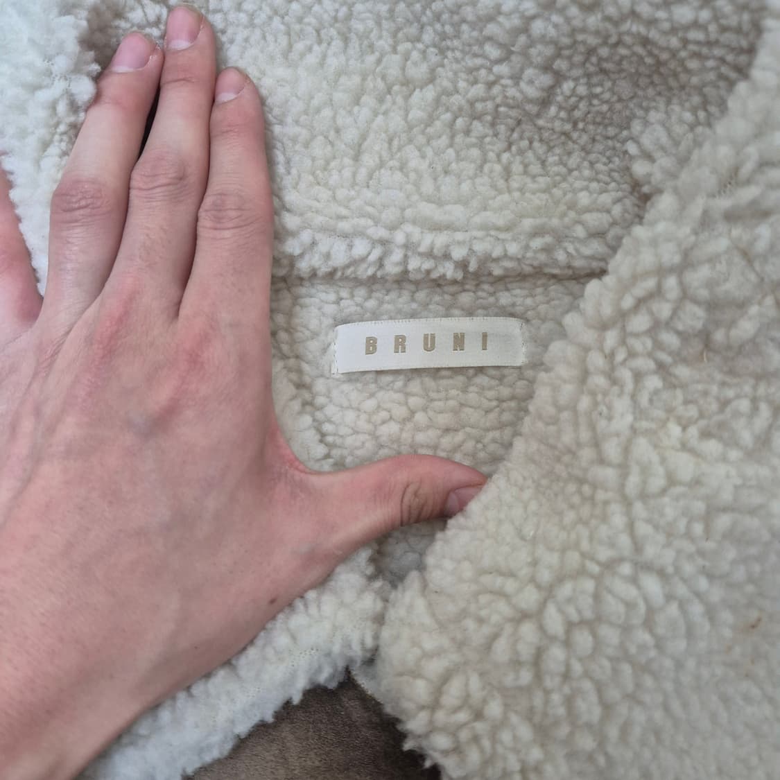 BRUNI 브루니 양털 스웨이드 무스탕 자켓  상품이미지4