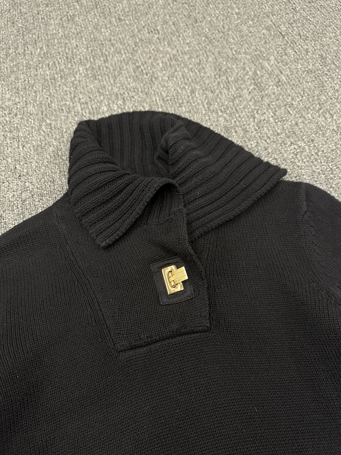 M) LRL 랄프 로렌 블랙 니트 스웨터 상품이미지3