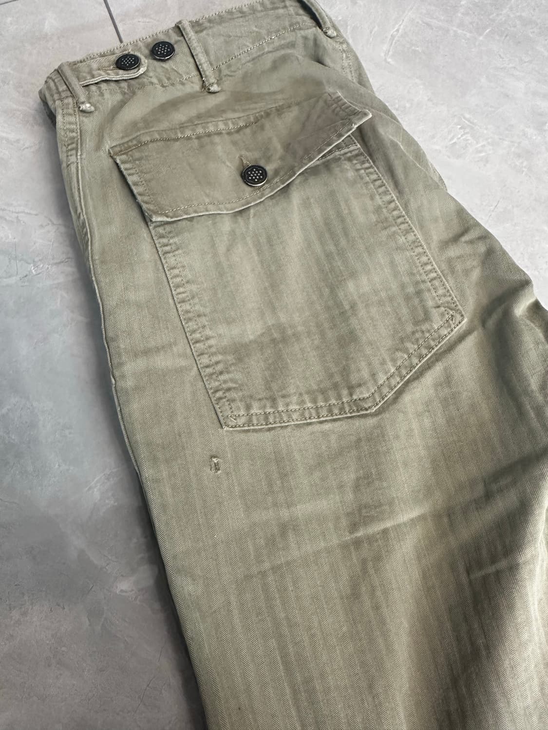 rrl 더블알엘 헤링본 퍼티그 팬츠 상품이미지6