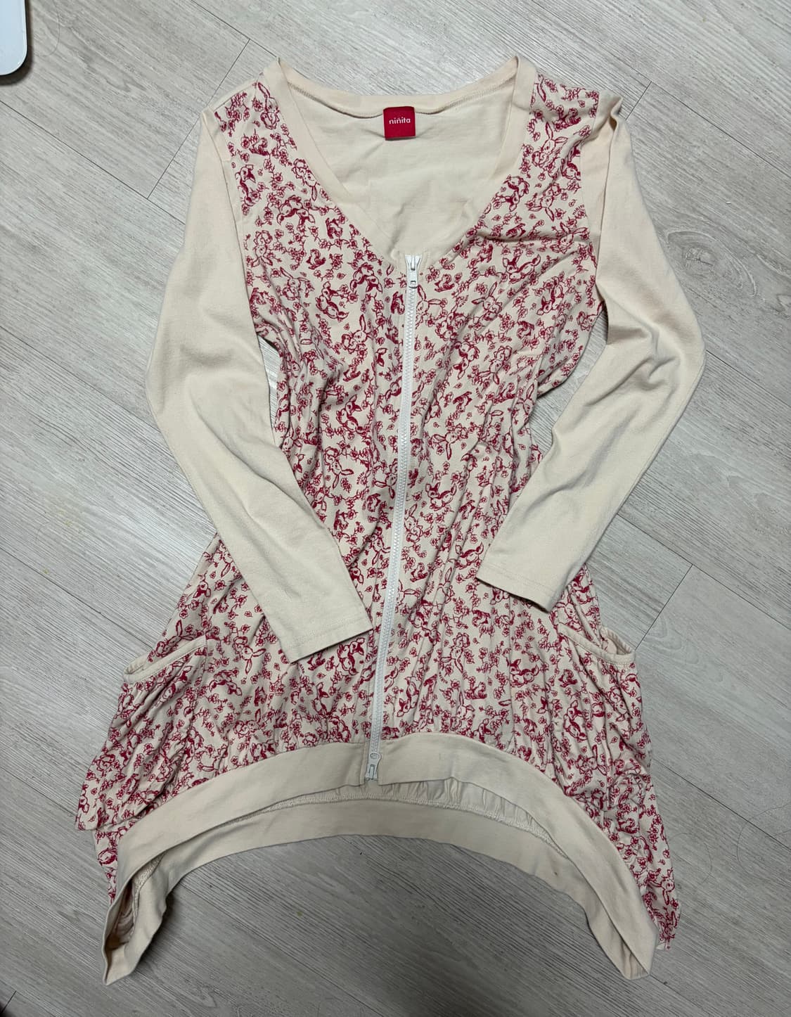 아케호무 후드 우사기 토끼 갸루 너드 모리 상품이미지1