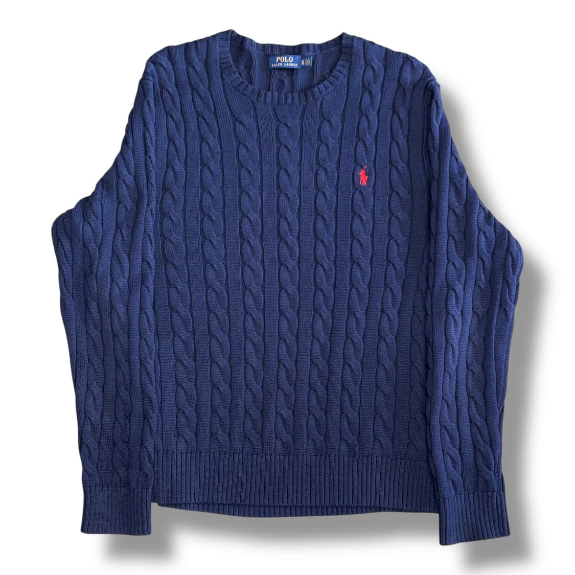 Polo Ralph Lauren 네이비 케이블 니트 상품이미지1