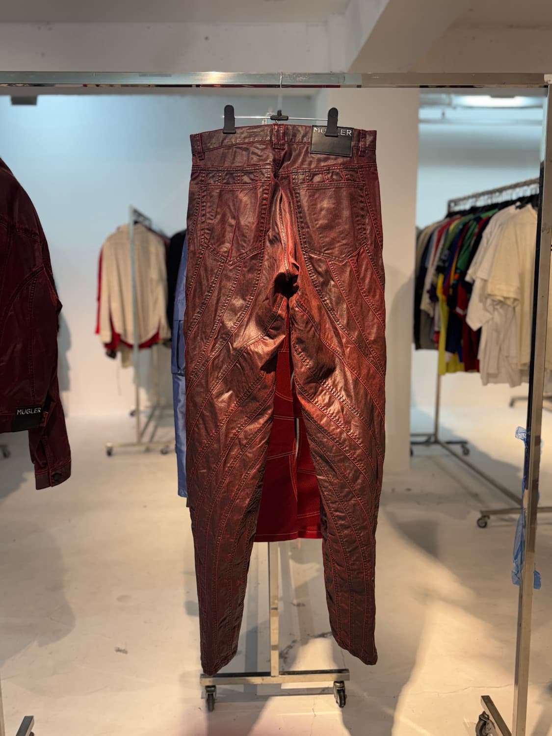 Migler 뮈글러 왁스데님팬츠 상품이미지2