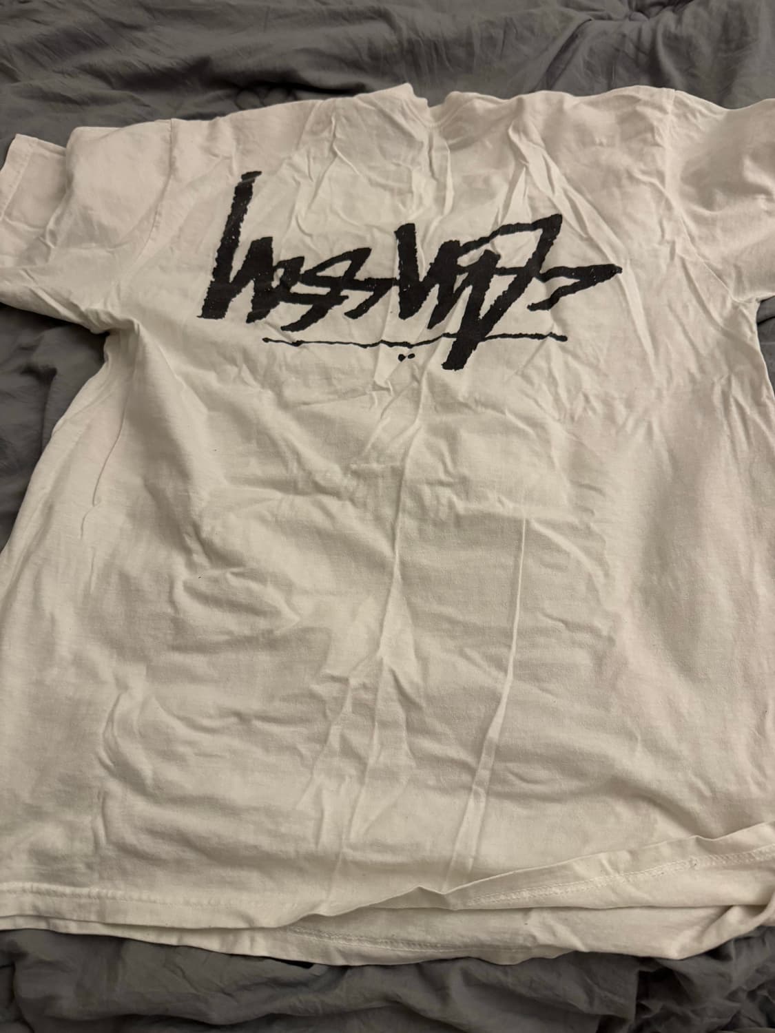 스투시 플립 화이트 반팔 티셔츠 L 상품이미지2