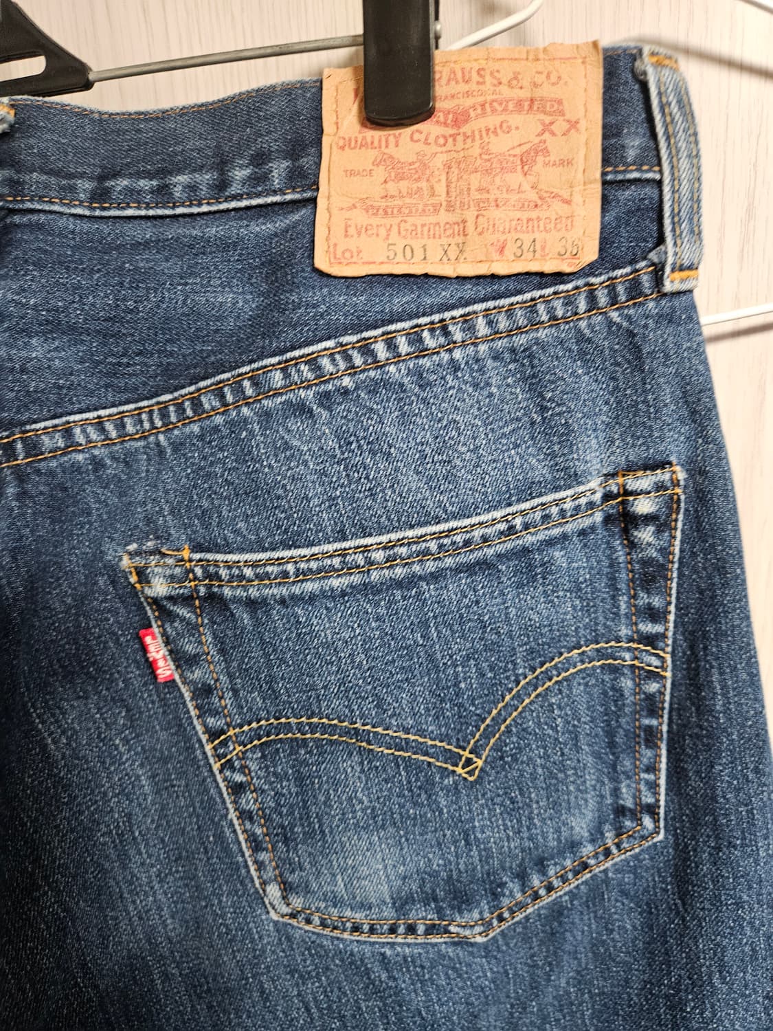 90s 555발렌 lvc55501  리바이스 빈티지 클로징 34x36 상품이미지3