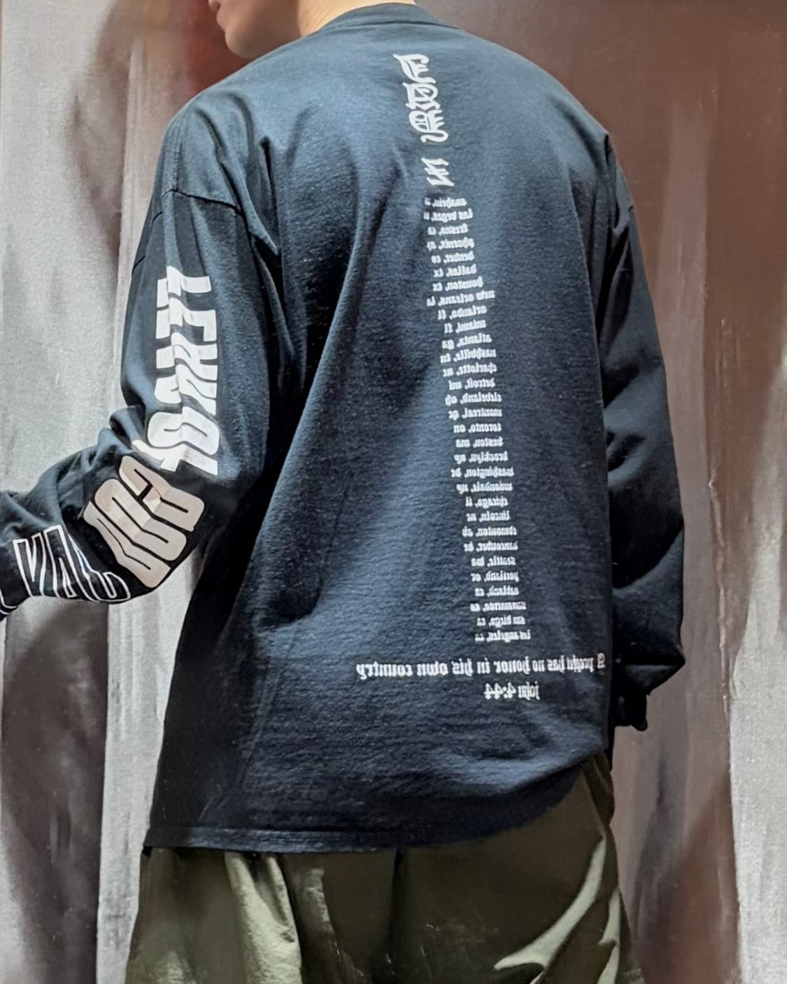 L Fear Of God 리미티드 머천다이즈 프린트 반팔 상품이미지2