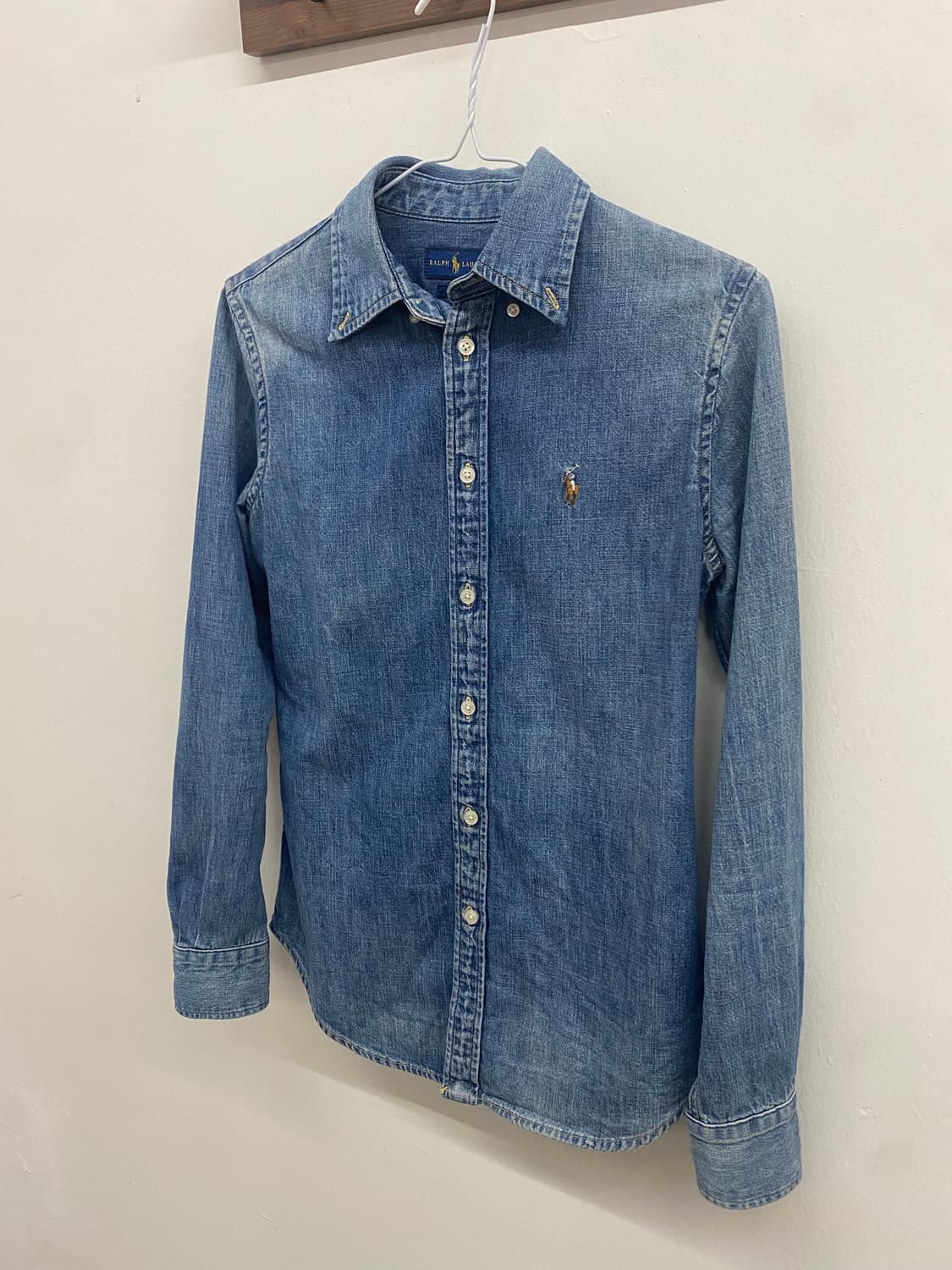 폴로 랄프로렌 데님 셔츠 XS (커스텀핏) 상품이미지2