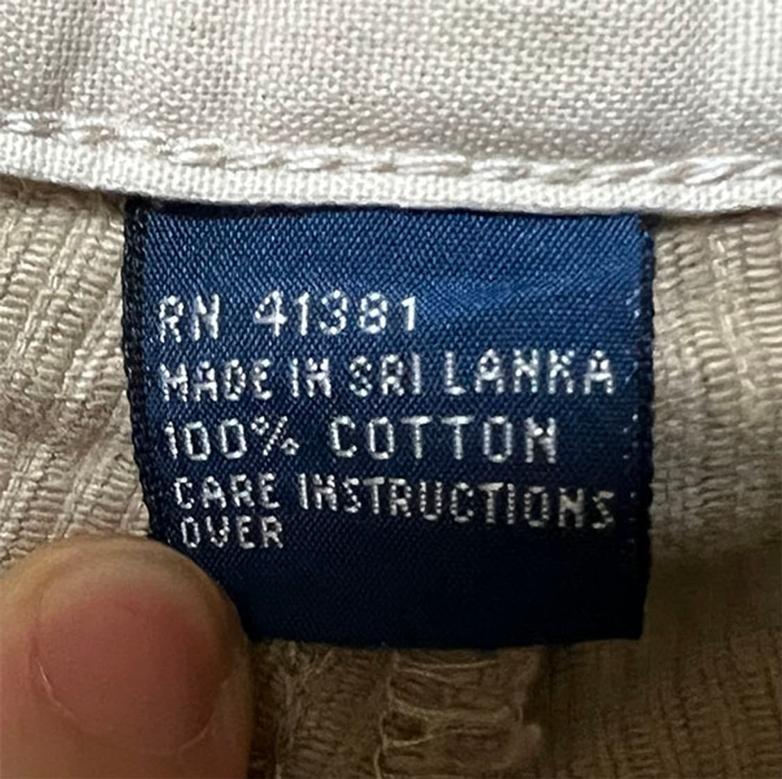 POLO 폴로 90's 남자 코듀로이팬츠 겨울 M 30 상품이미지4