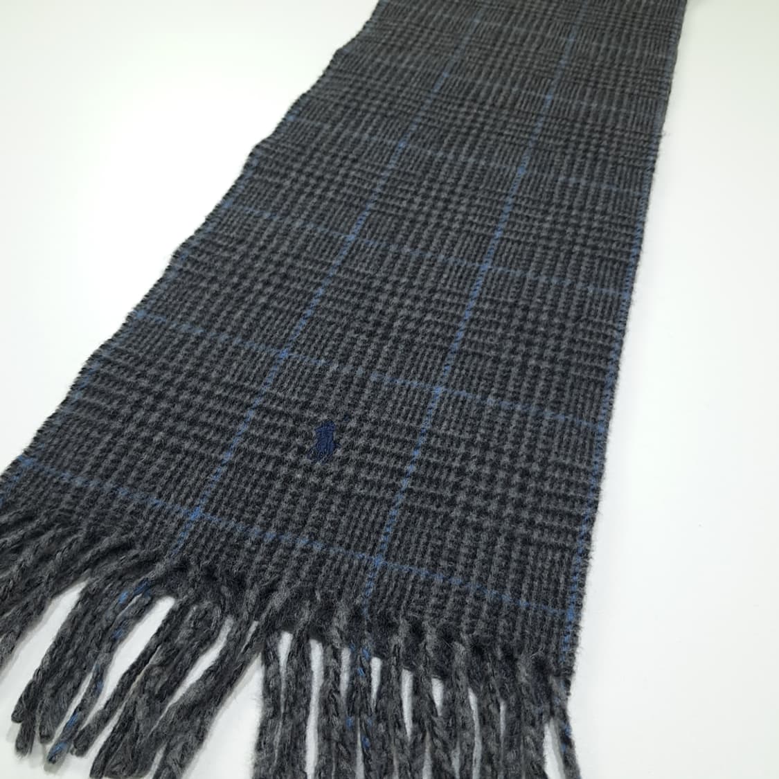 MX389 폴로 이태리판 양면 체크 머플러 상품이미지5