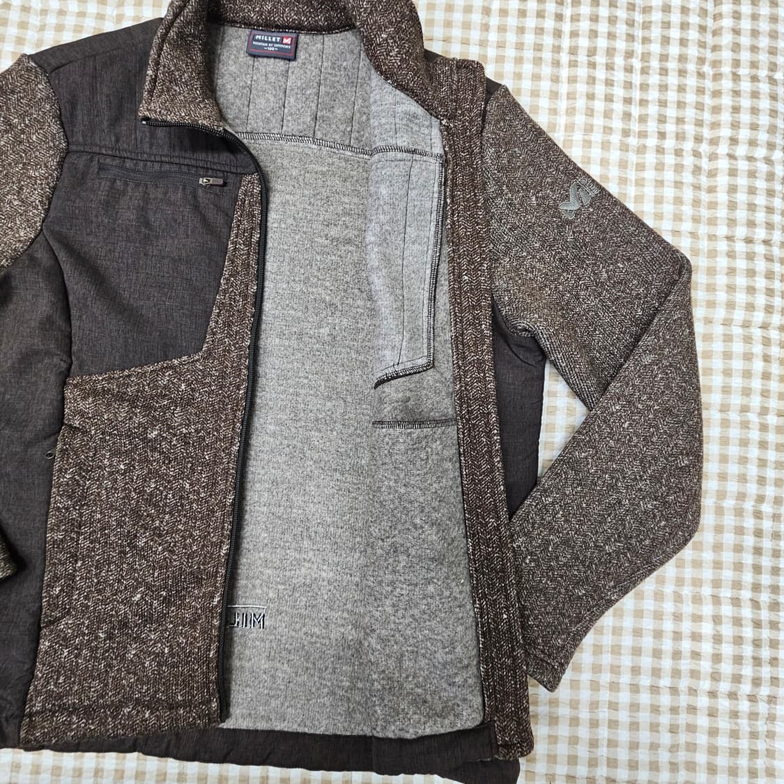 밀레 기모 집업자켓 남자100 상품이미지6
