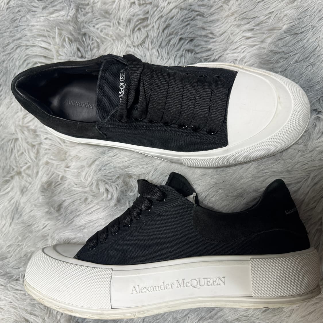 정품 ) 알렉산더맥퀸 데크 플림솔 레이스업 41 사이즈  (260-265 상품이미지6