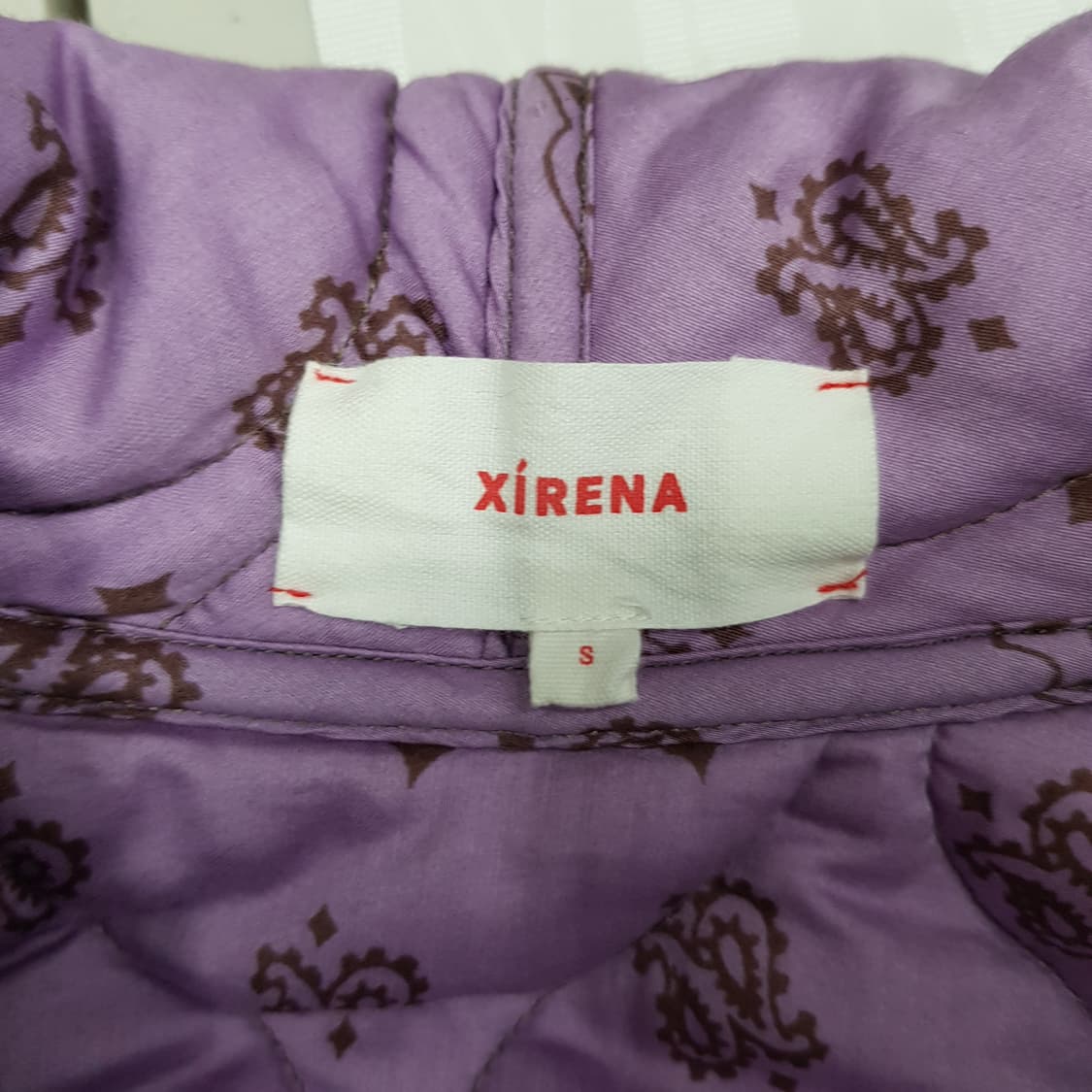 시레나 XIRENA 2021 퀼팅 코튼 100 자켓 S사이즈 상품이미지8