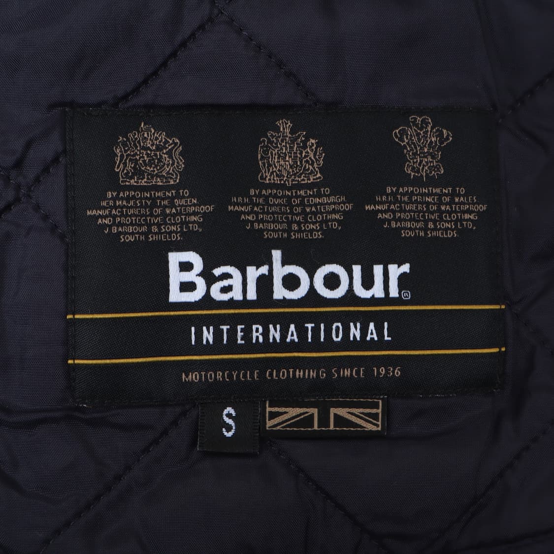 바버 네이비 폴라 퀼트 점퍼 자켓 상품이미지8