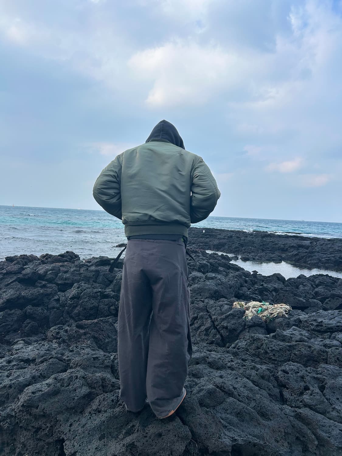 한국전쟁 울파일 봄버자켓 상품이미지4