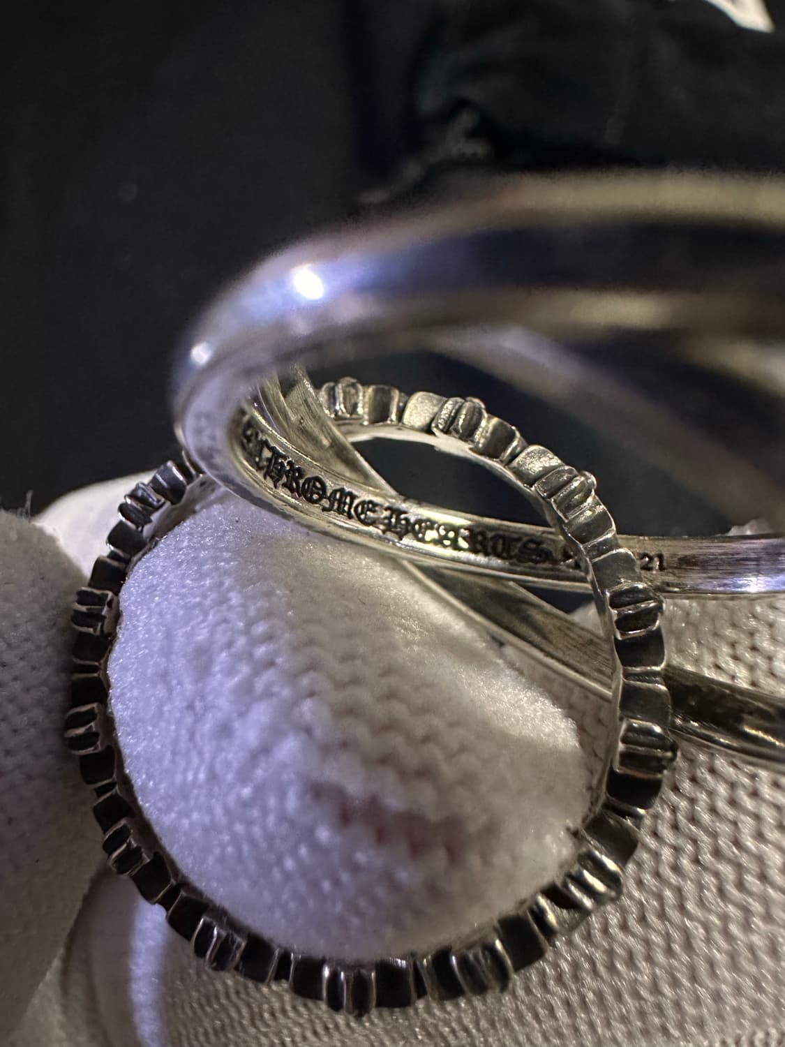 [M]크롬하츠 e ch 트리플밴드링 상품이미지4