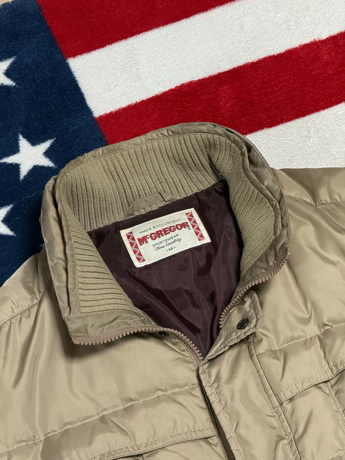 맥그리거 퀄팅 패딩자켓 Mcgregor padding jacket 빈티지 상품이미지7