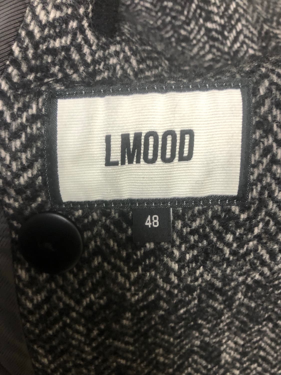 엘무드 헤링본 더블 코트 사이즈 48 상품이미지2