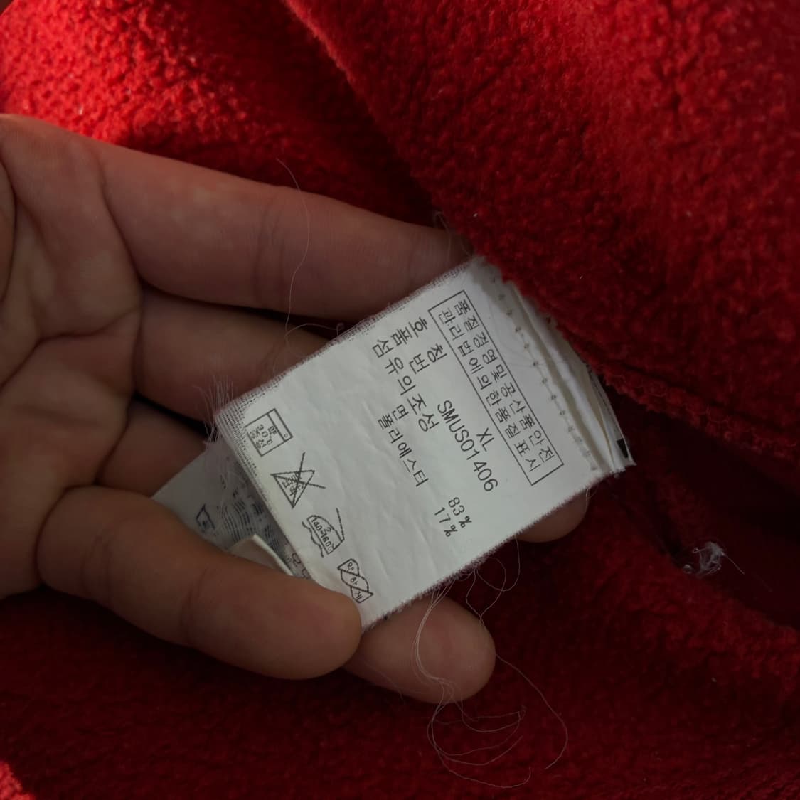 Polo  폴로 랄프로렌 자수 빅포니 투웨이 레드 후드집업 상품이미지7