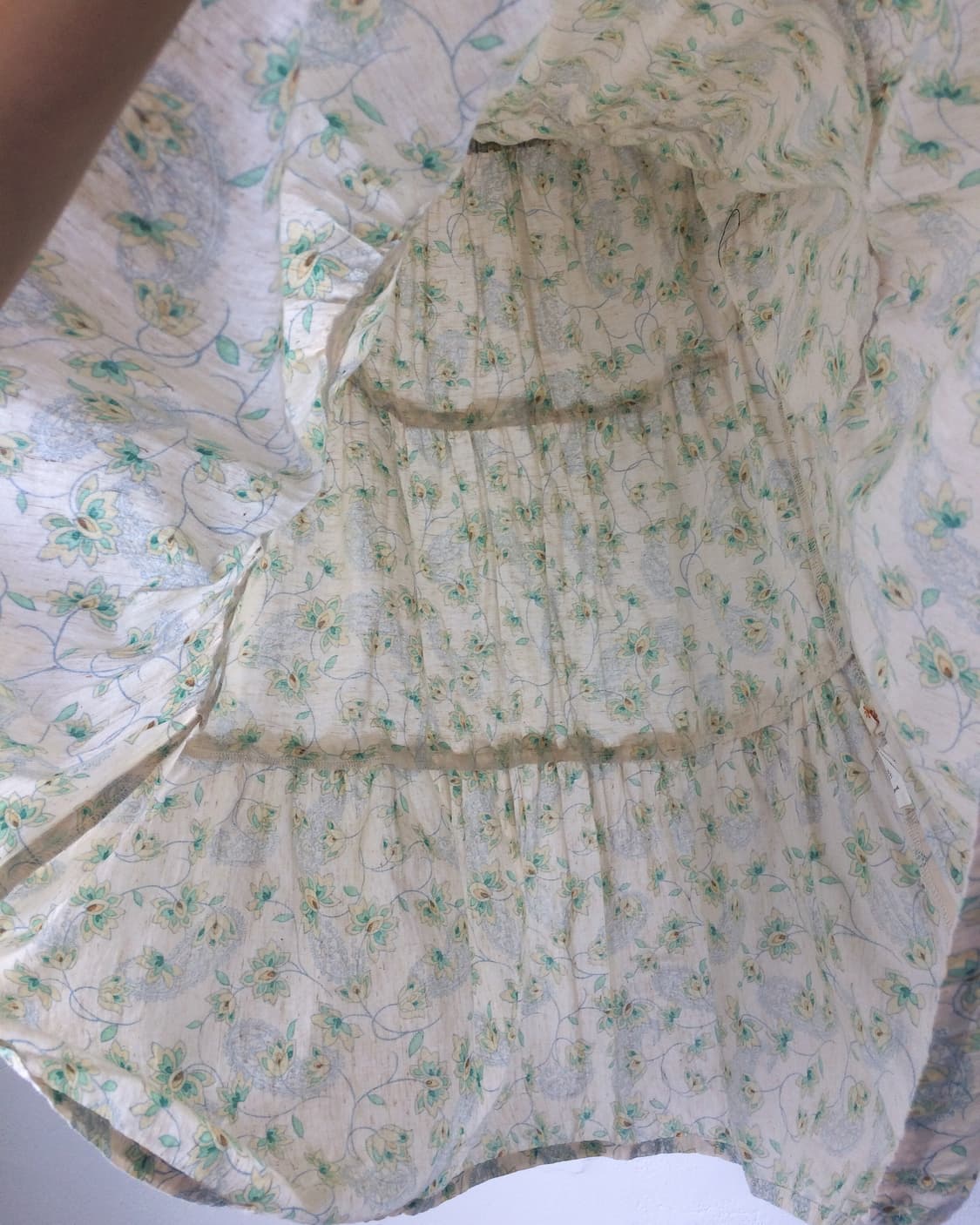 Flower pattern layer long skirt 상품이미지4
