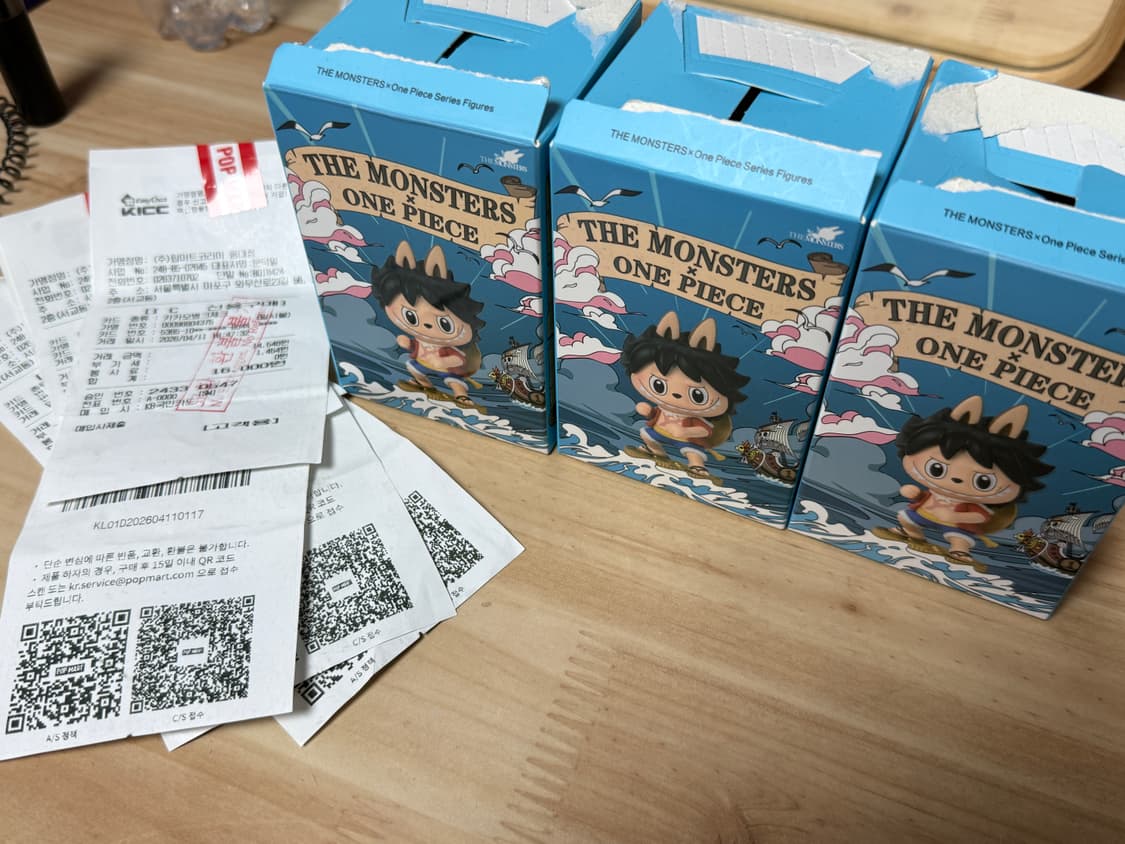 팝마트 라부부x원피스 루피, 조로, 브룩 상품이미지5
