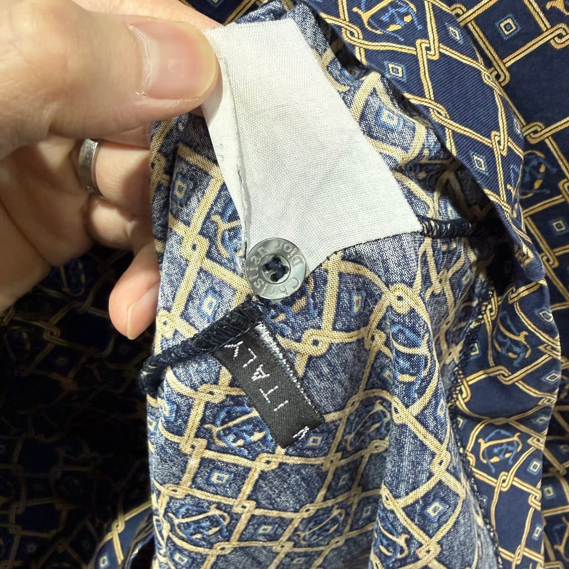 S 크리스찬 디올 90S 긴팔 카라 티셔츠 상품이미지6