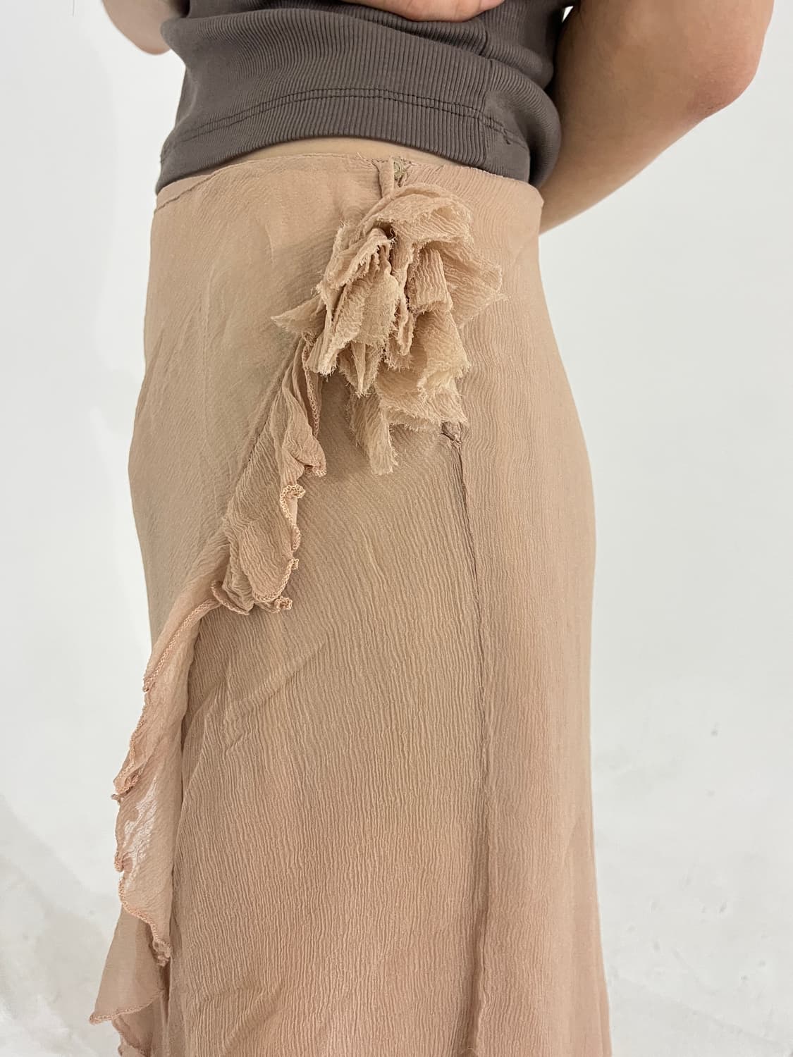 Anna molinari flower corsage silk sk 상품이미지1