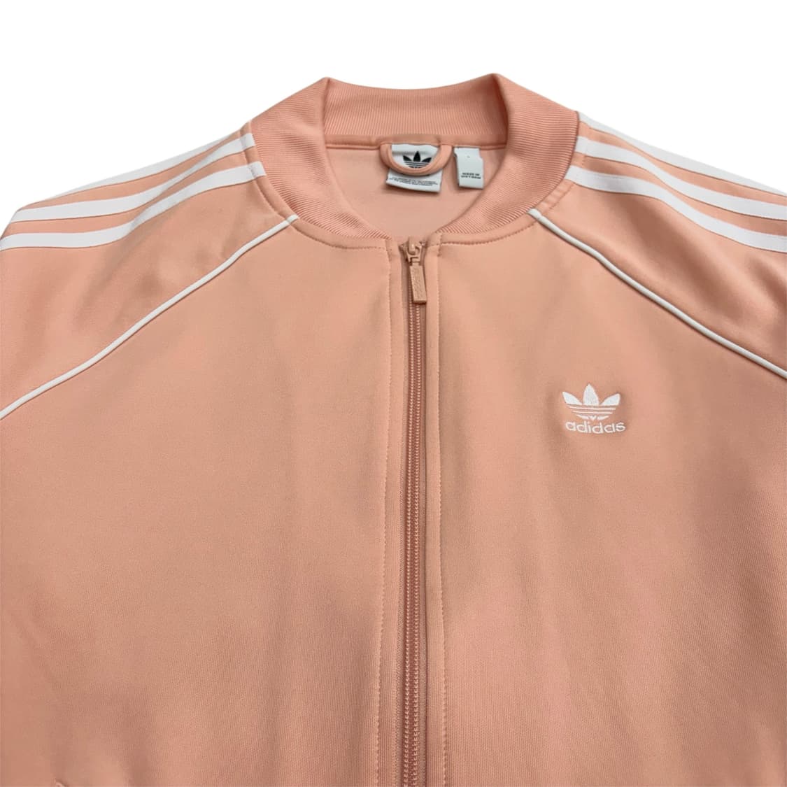 아디다스 여자 여성 우먼스 슈퍼스타 핑크 트랙탑 져지 집업 자켓 L 상품이미지3