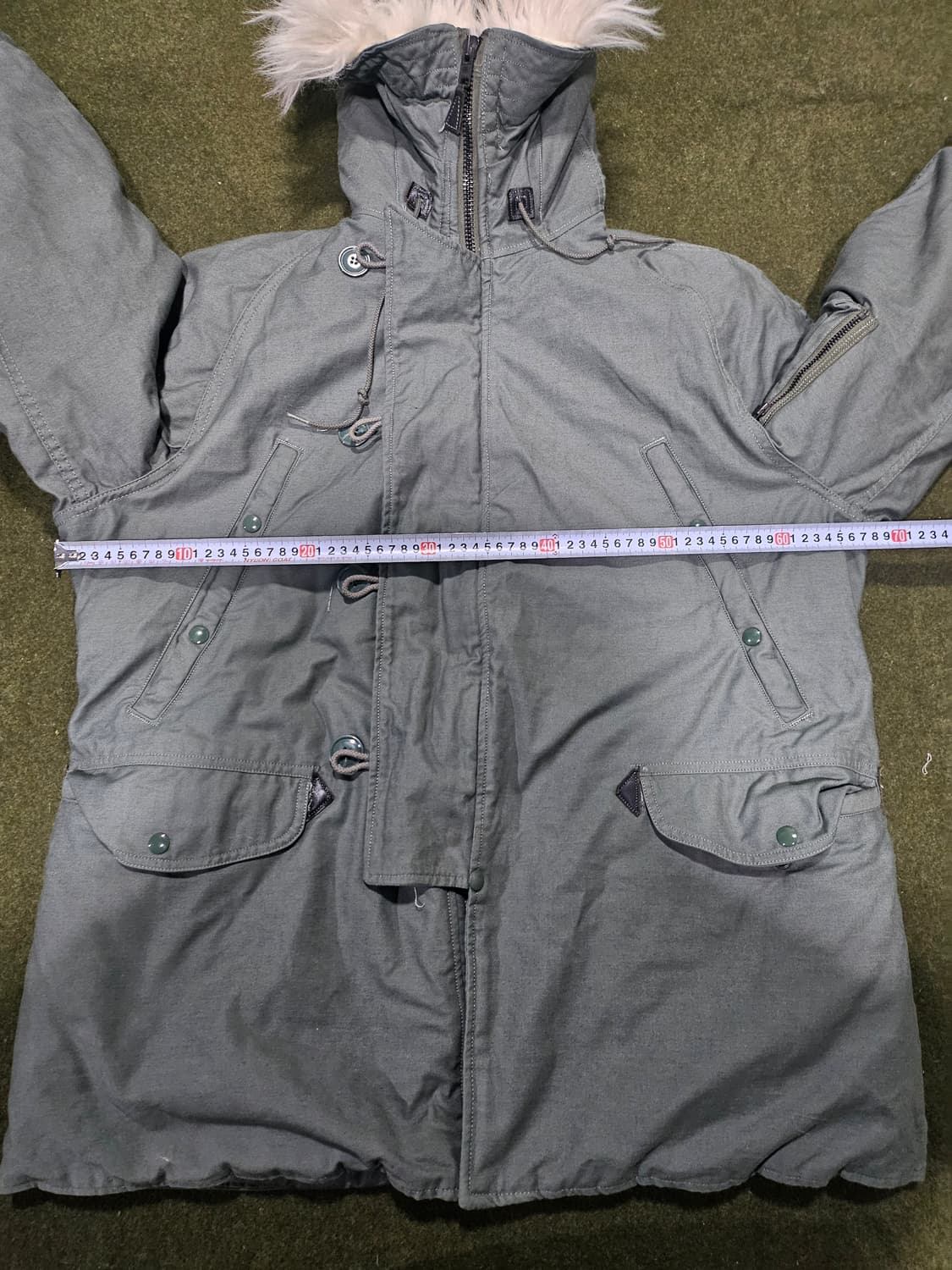 90s 미군오리지날 n3b 파카 신품 LR 상품이미지8