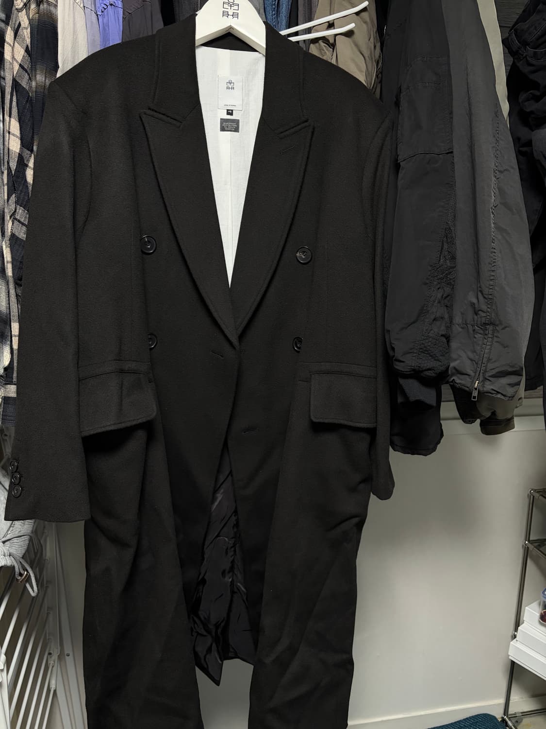 폴리테루 더블브레스티드코트2.0 다크브라운 상품이미지2