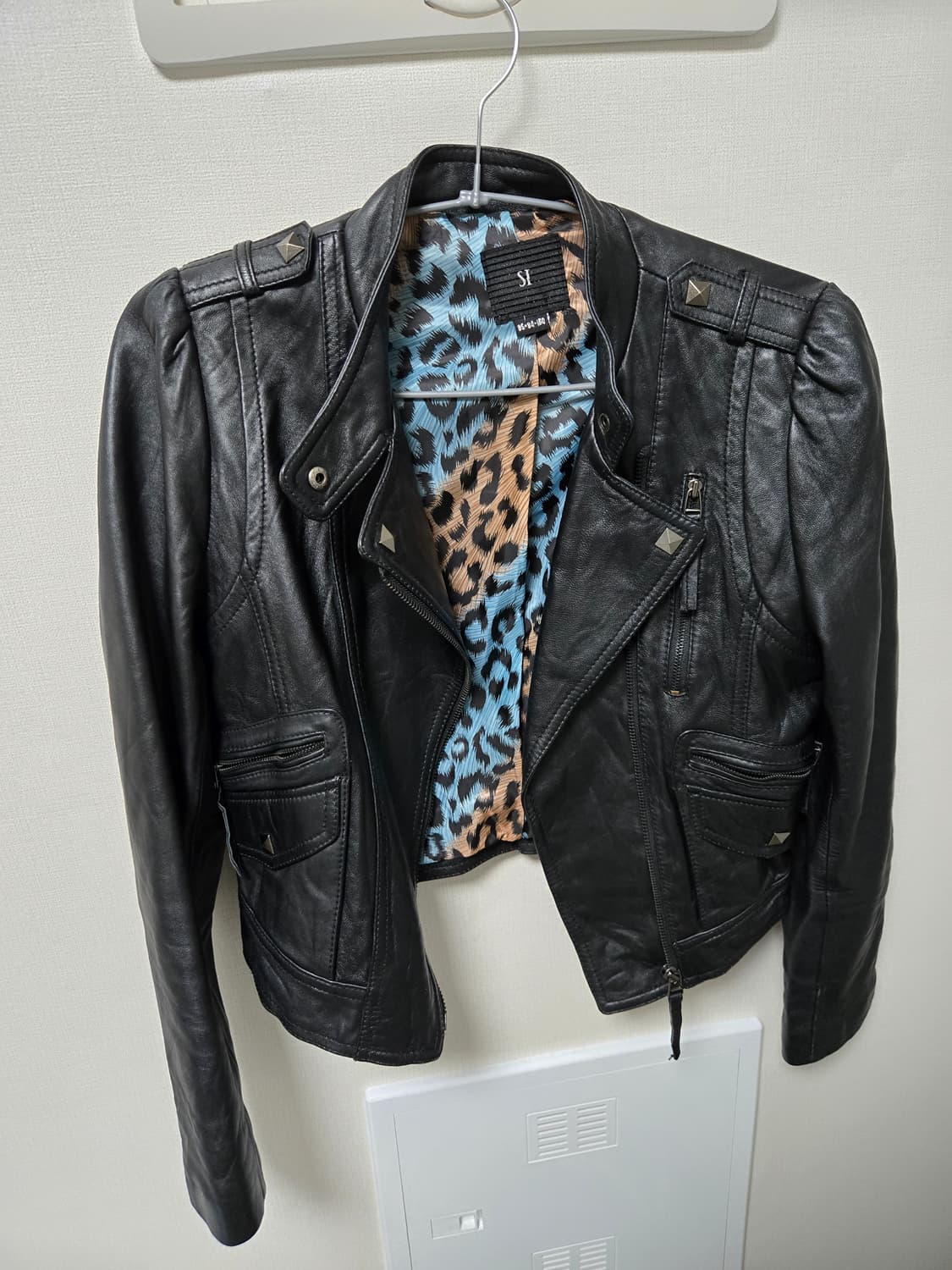 선가든파티 검정가죽자켓 상품이미지2