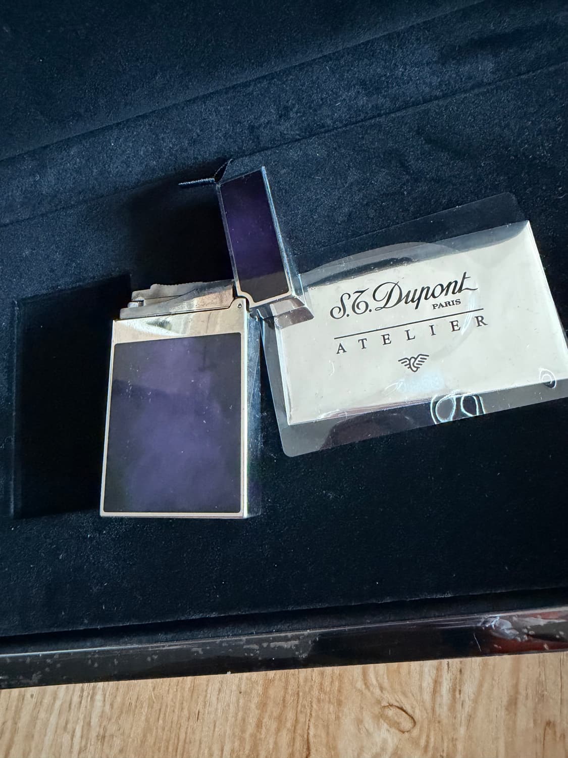 S.T. Dupont 라이터 퍼플 듀퐁 라인2 아뜰리에 016260 상품이미지6