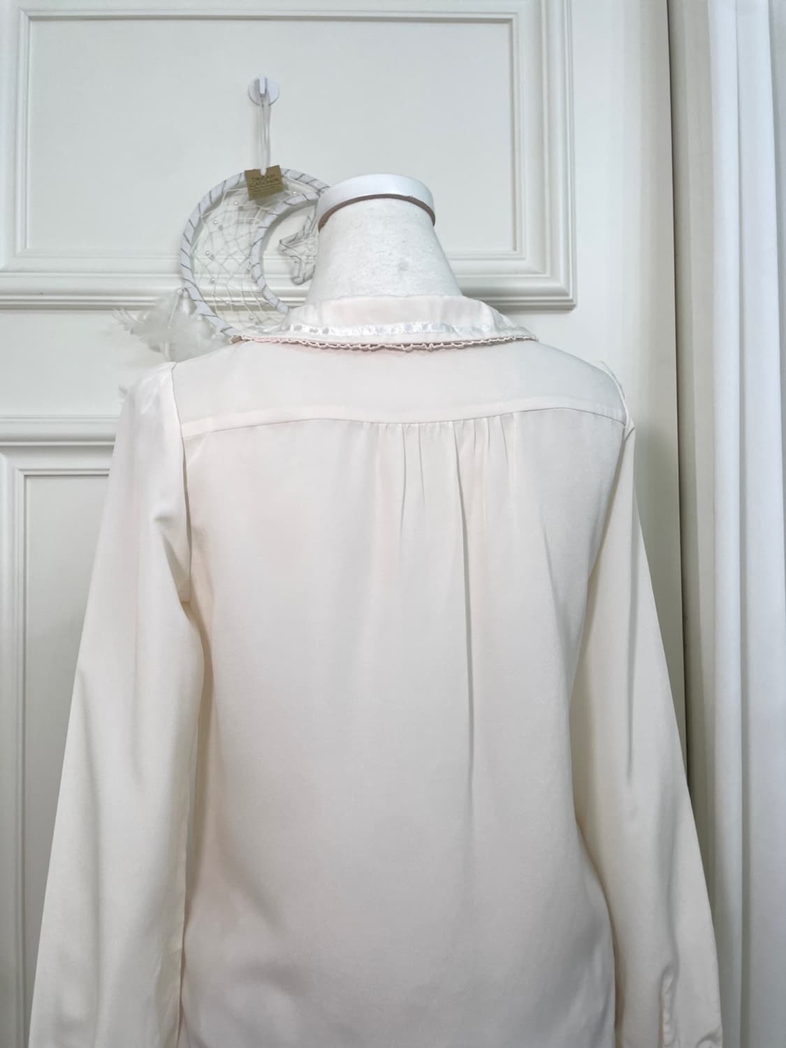 ivory collar bow point blouse 상품이미지4