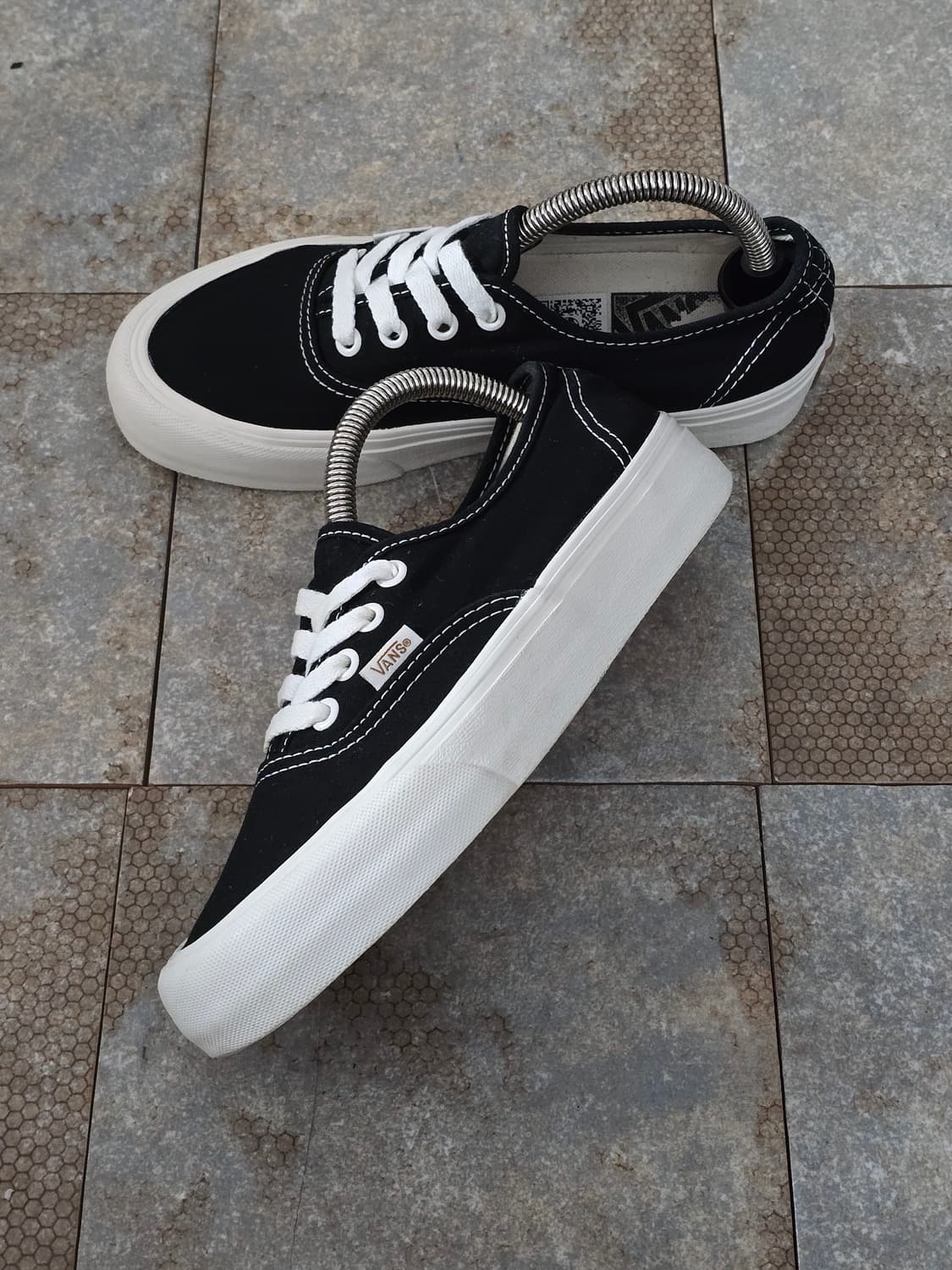 (230)반스 어센틱 vr3 블랙 마쉬멜로우  상품이미지3