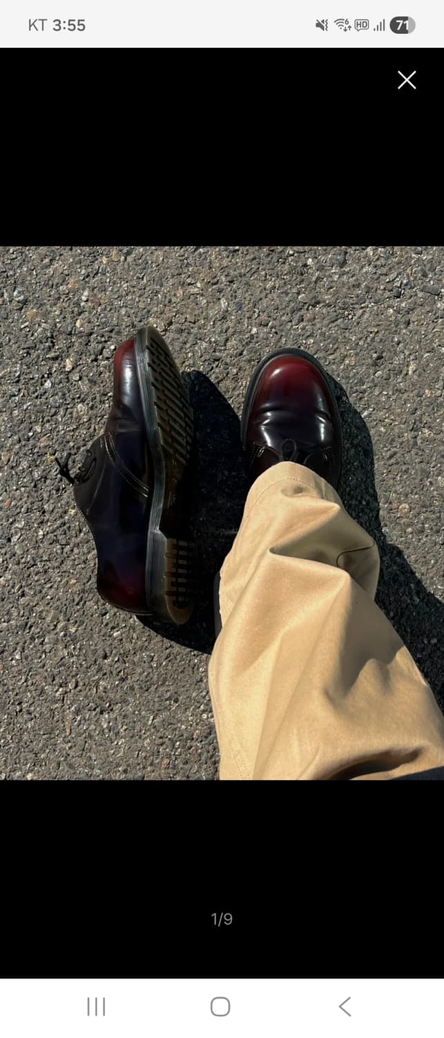 닥터마틴 메이페어3홀 체리레드 상품이미지1