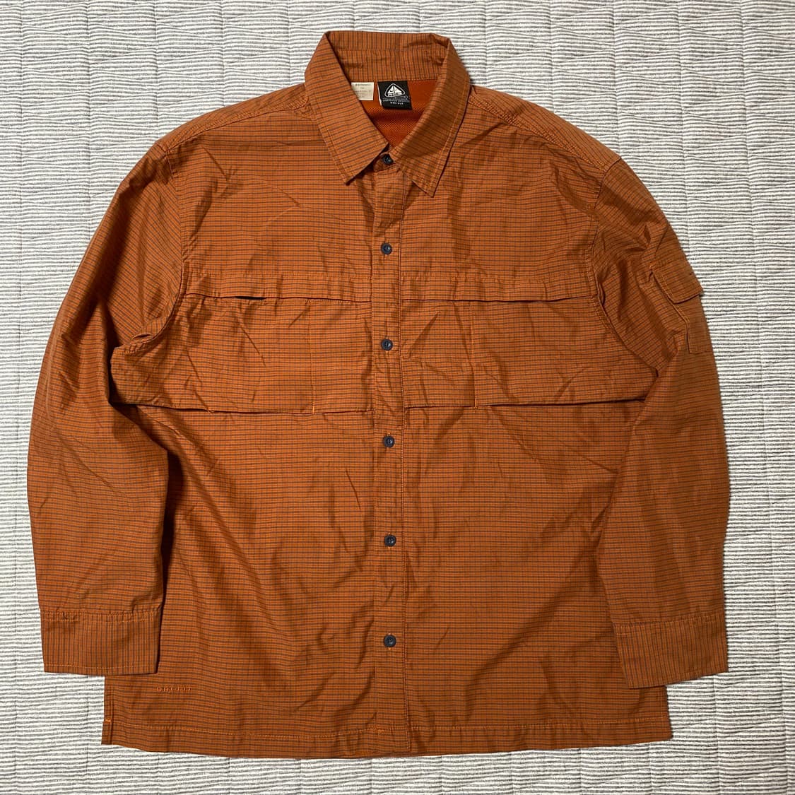 나이키 ACG 체크 셔츠 빈티지 드라이핏 L 상품이미지1