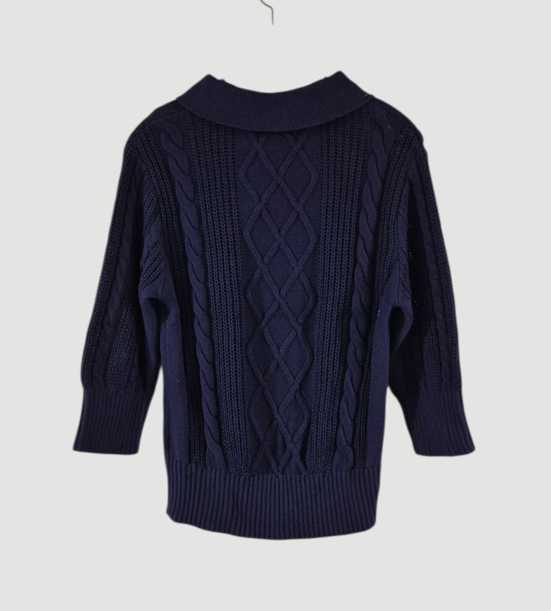 칼라거펠트 여자 반팔 니트 스웨터 상품이미지2