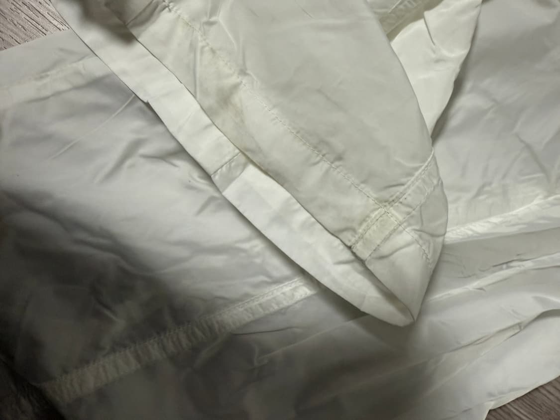 오호스 오픈 스냅 라이트 팬츠 화이트 상품이미지9