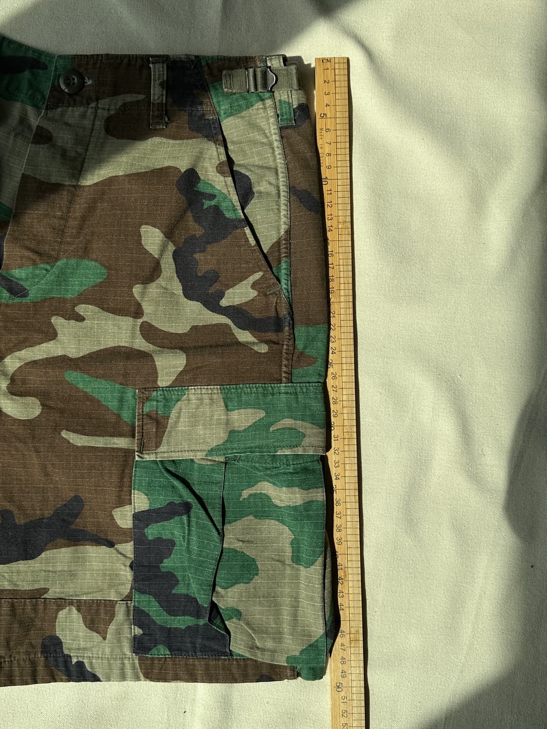 미군 우드랜드 립스탑 BDU 카고 쇼츠 S/R 30-31 상품이미지10