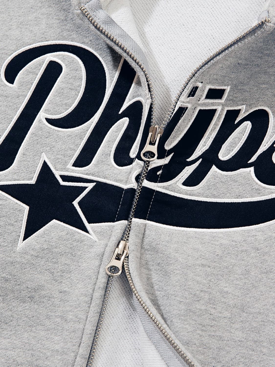 피지컬에듀케이션 후드집업 그레이 상품이미지2