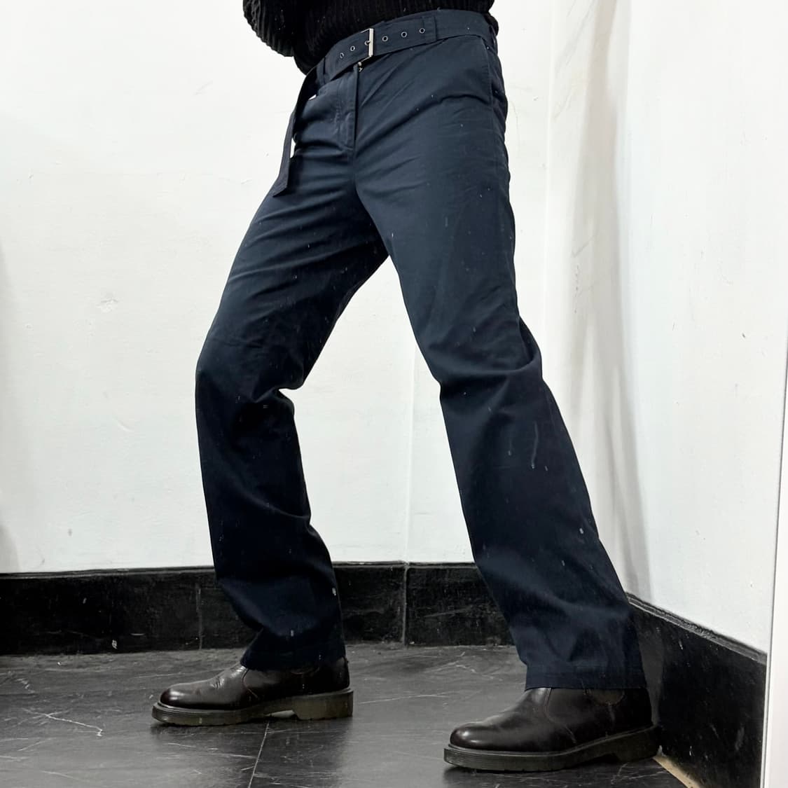 JW 앤더슨 벨티드 코튼 팬츠 상품이미지2