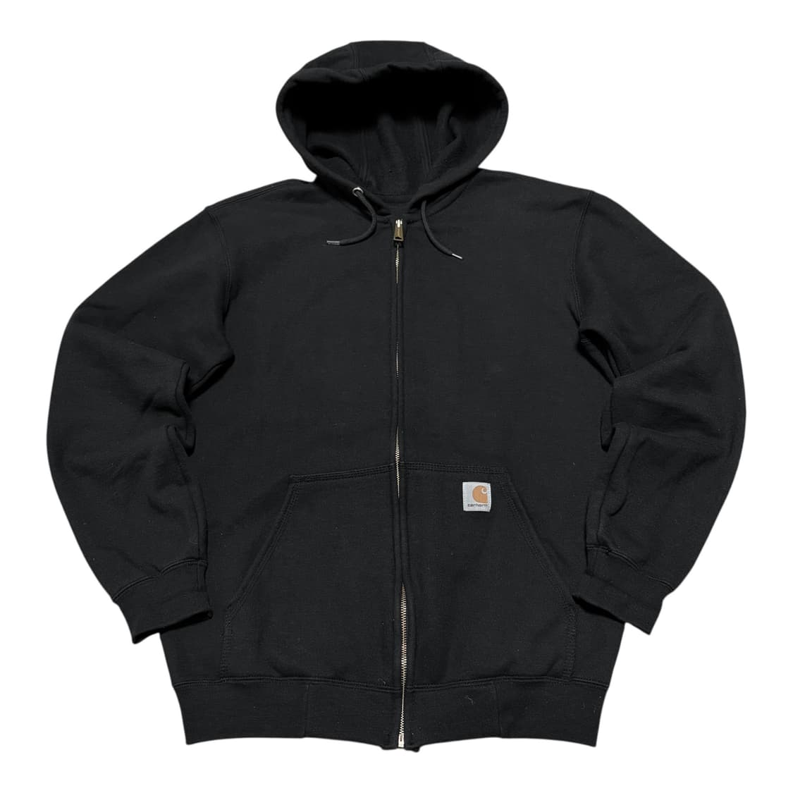 칼하트 오리지널핏 블랙 기모 후드집업 상품이미지1