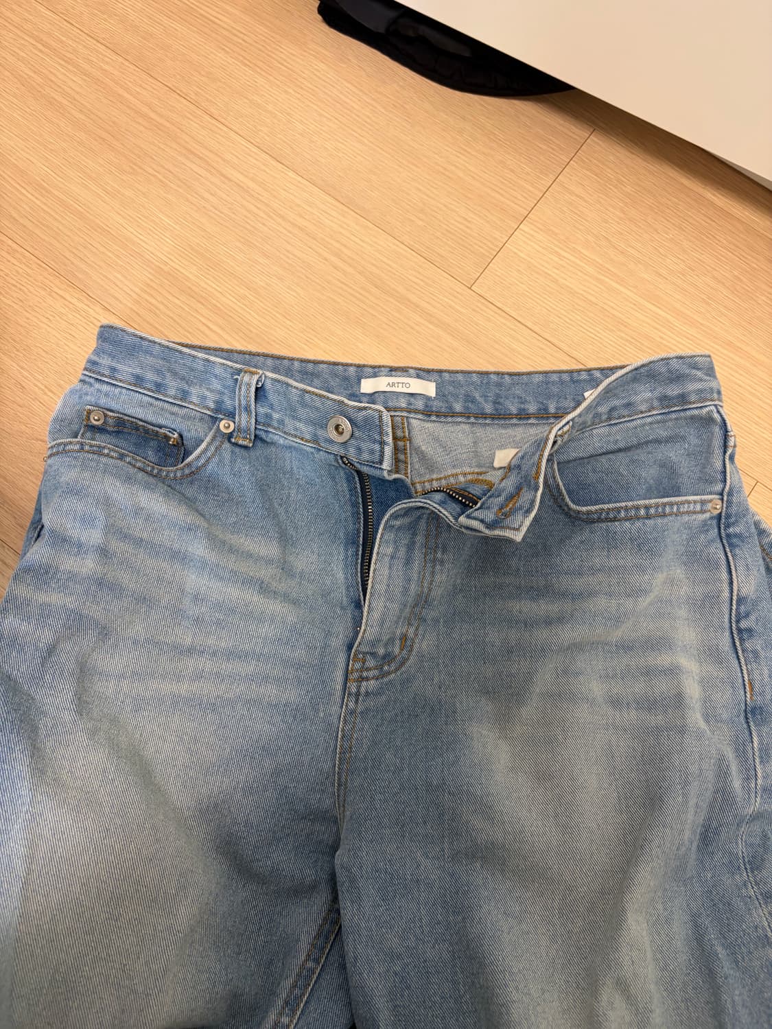 아르토 빈티지 와이드 데님 상품이미지6