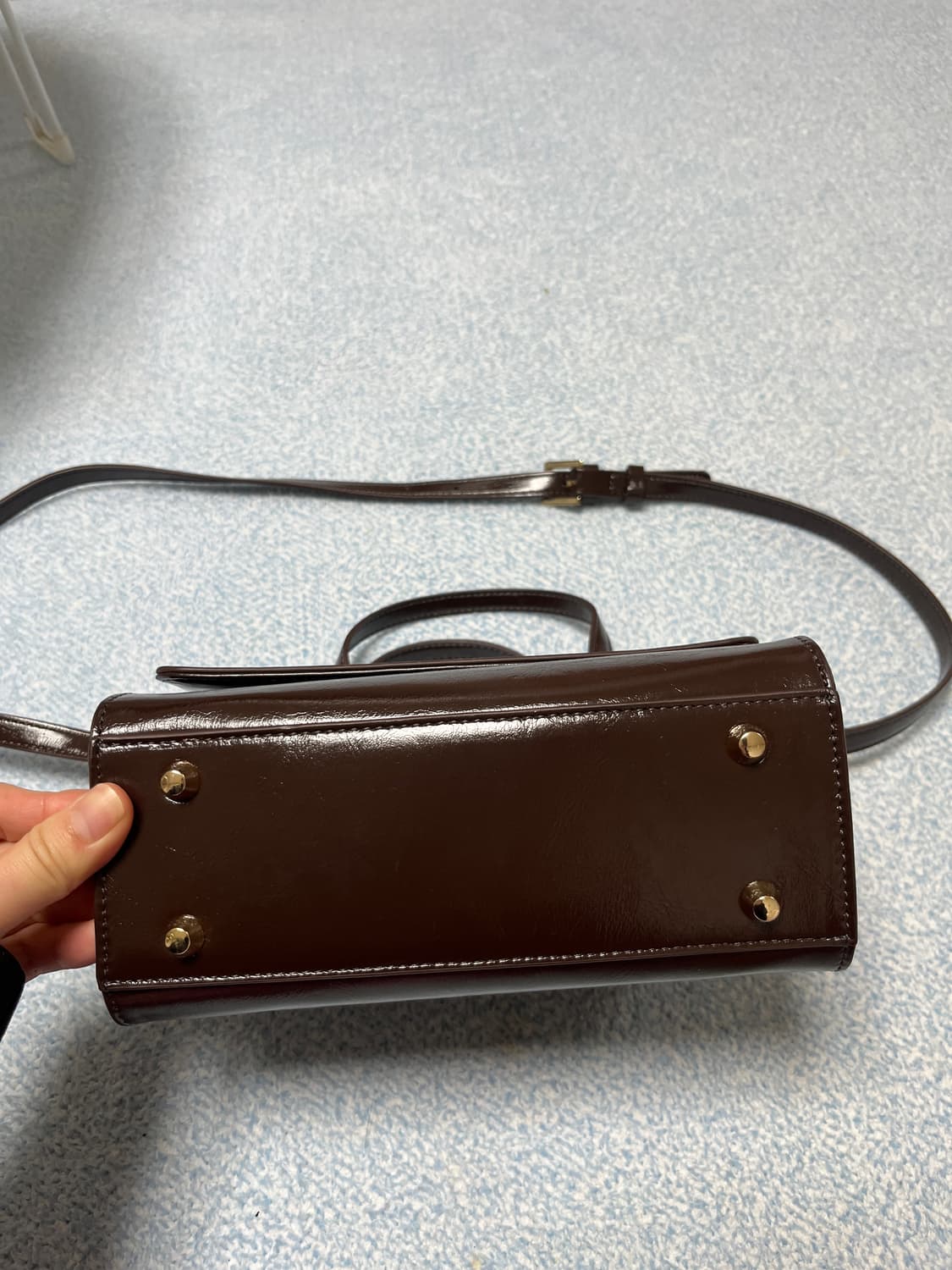 yyeon 비마이연 블루밍백 빈티지 브라운 상품이미지5