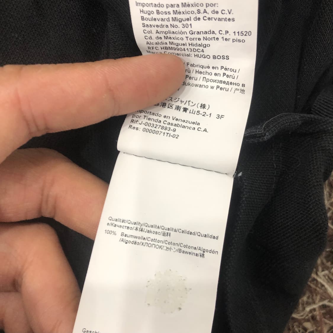 휴고 보스 PK 로고 카라 반팔 티셔츠 상품이미지5