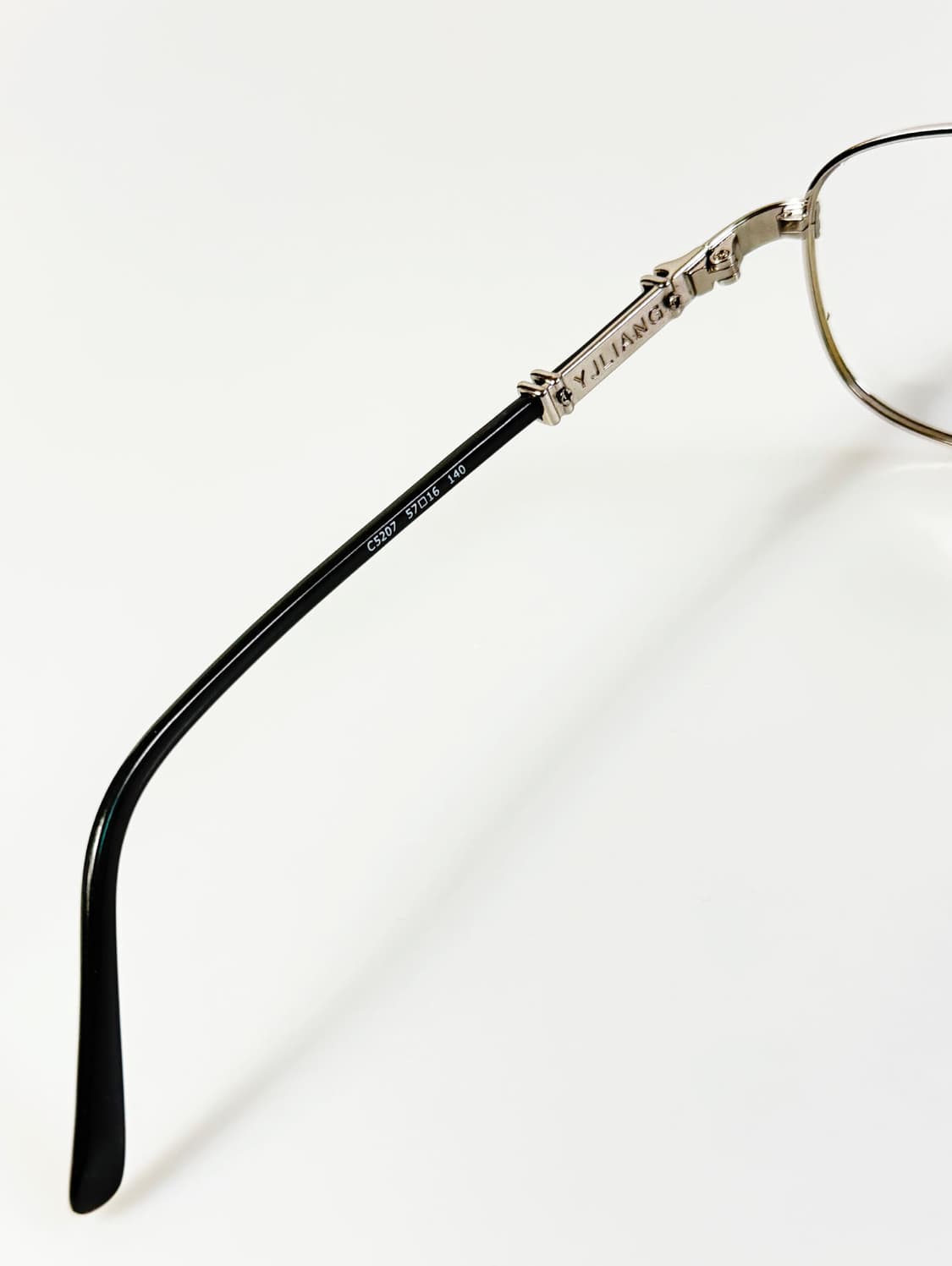 90s CHANON 실버 메탈 슬림 스퀘어 빈티지 안경 상품이미지8