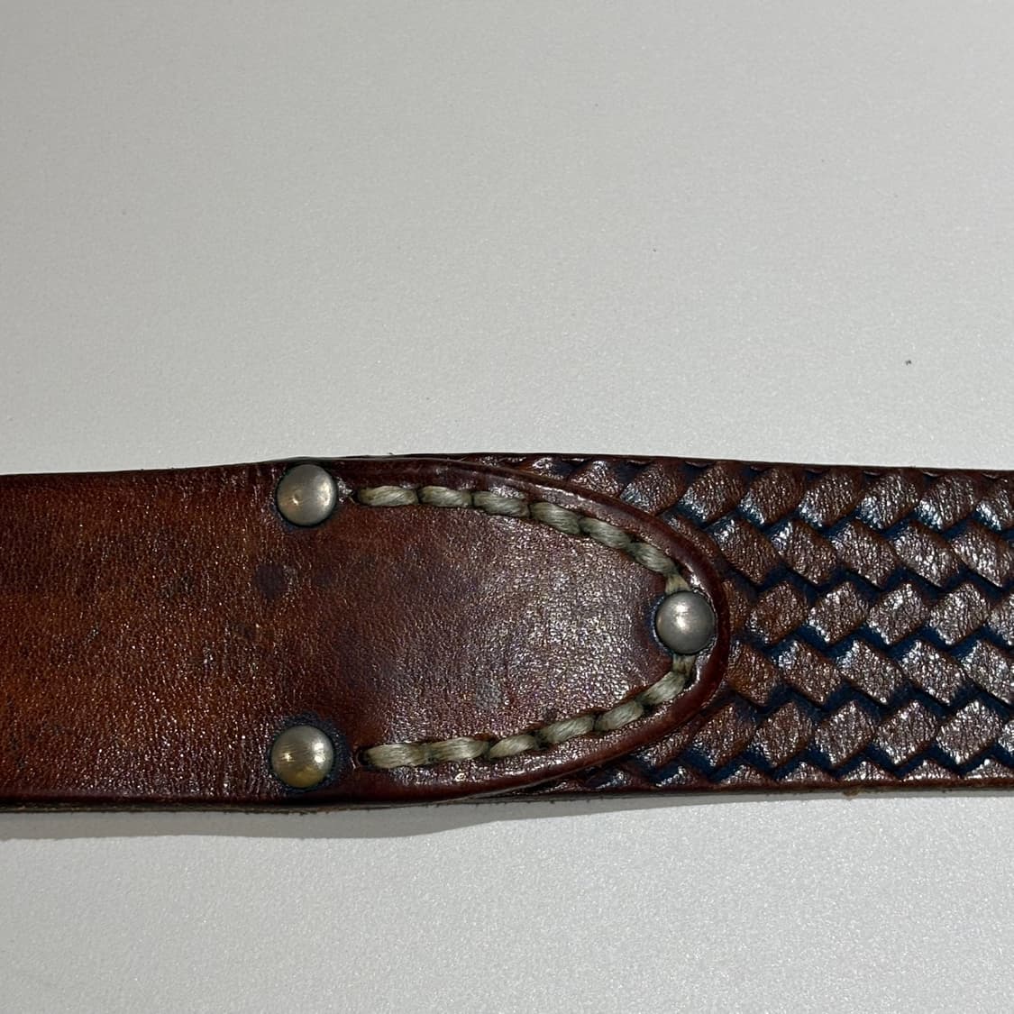 34) visvim 비즈빔 콤비 패널 플레인 벨트 상품이미지4