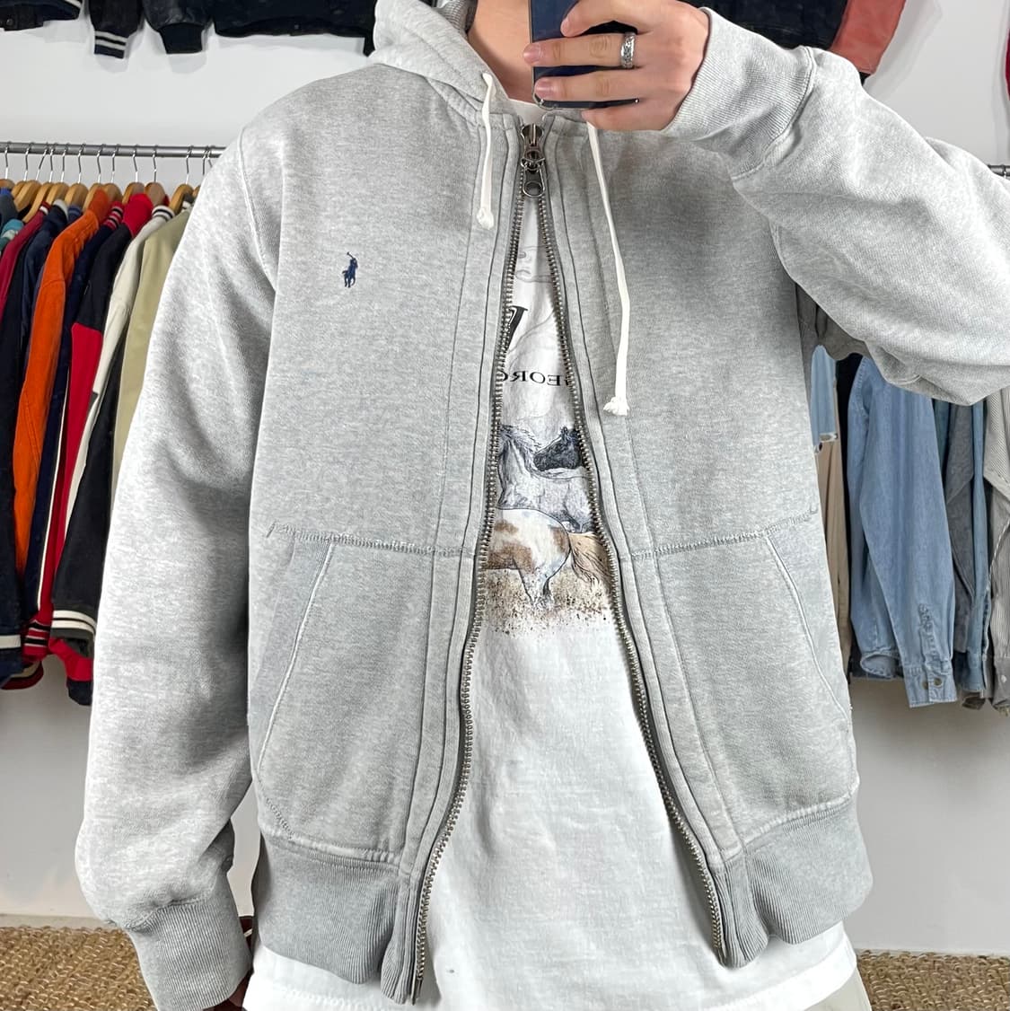 폴로 랄프로렌 투웨이 후드집업 상품이미지1